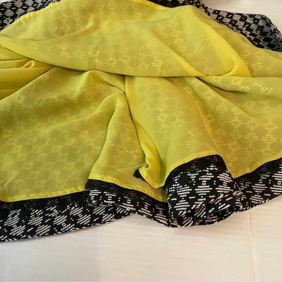 Anthropologie Maeve Black White Woven DollCore Swiftie Casual Dress Size 4 - Picture 8 of 13